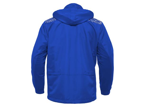 Lahti Showerjacket BLÅ/HVIT M Vann- og vindavstøtende jakke - Unisex 