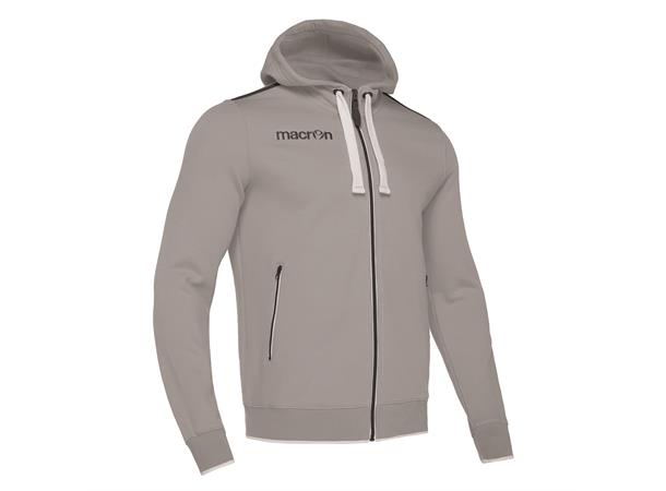 Motown Full Zip Hooded Jacket GRY XXS Hettejakke i bomullsmiks 